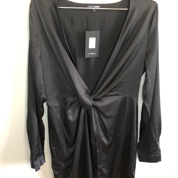 Fashion Nova Satin mini dress #123 - Picture 3 of 15